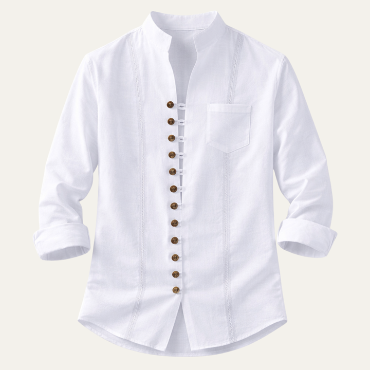 The Riverview Men’s Retro Multi Button Casual Summer Shirt