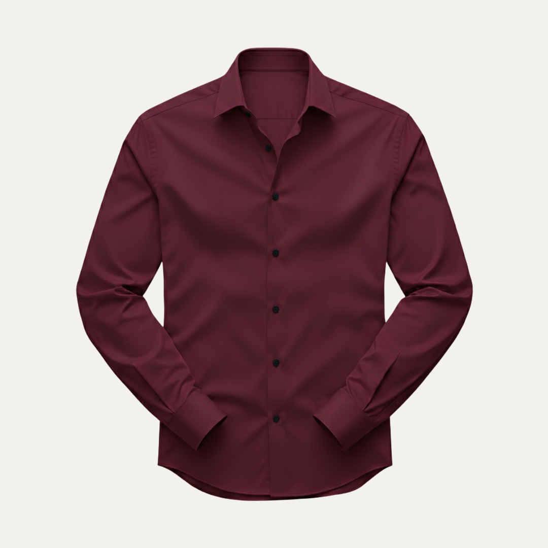 The Oxfordshire Men’s Lightweight Slim Fit Stretch Dress Shirt