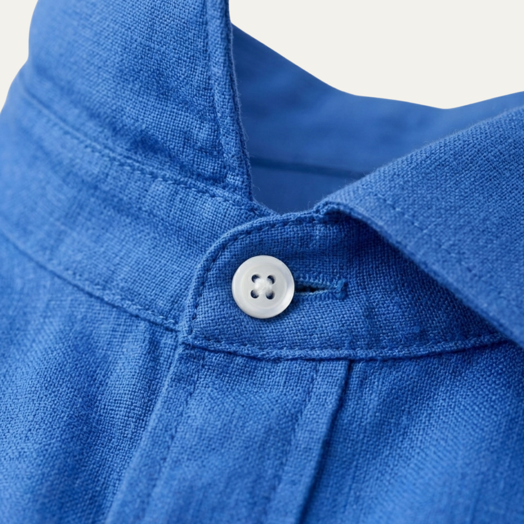 The Willowfield Ridge Men’s Linen Casual Button Up Shirt
