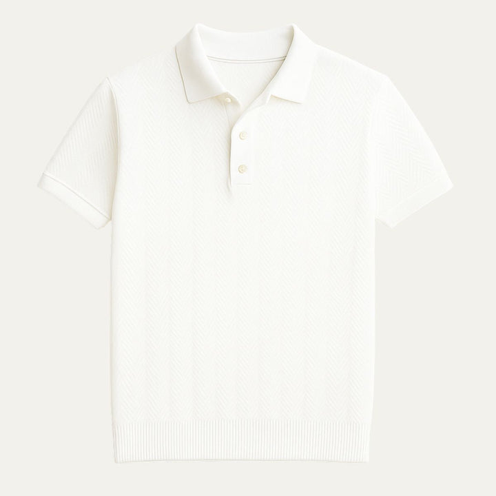 Men’s Casual Polo Shirt Vintage Style