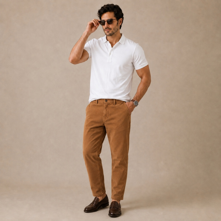 The Norwood Men’s Corduroy Slim Fit Casual Pants