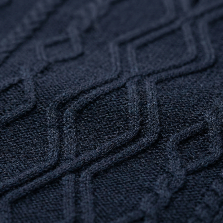 The Canazei Men’s Winter Cable Knitted V Neck Sweater Vest