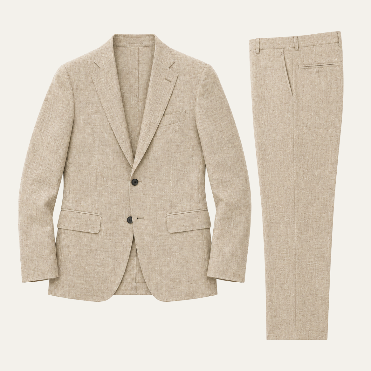 The Glenhaven Men’s Linen Suit Set