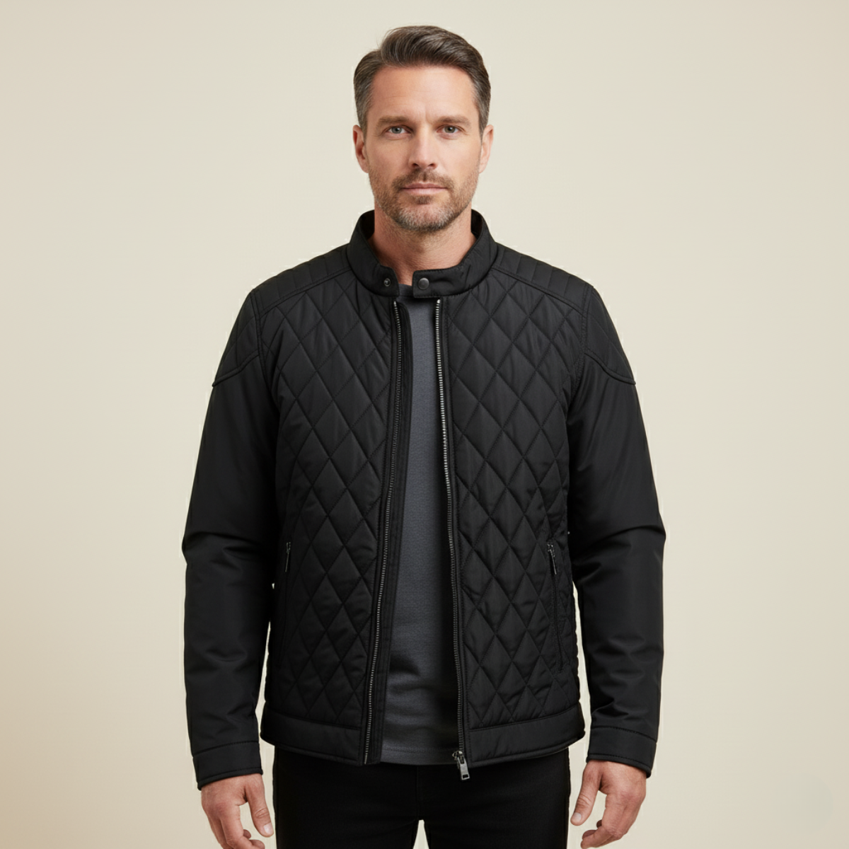 The Sheffield Men’s Lightweight Padded Quilted Jacket