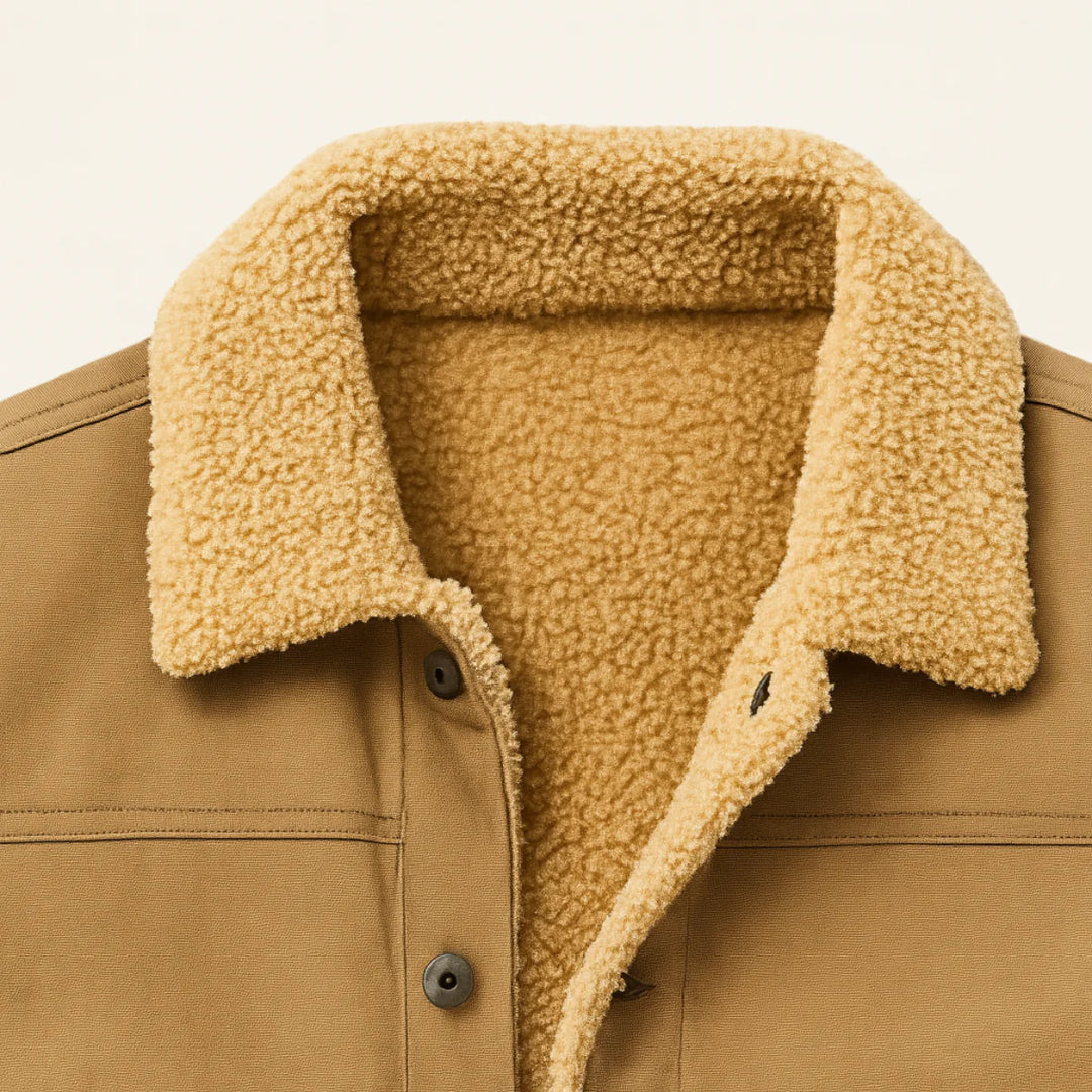The Vancouver Men's Fleece Lined Outdoor Jacket | Modern & Warm