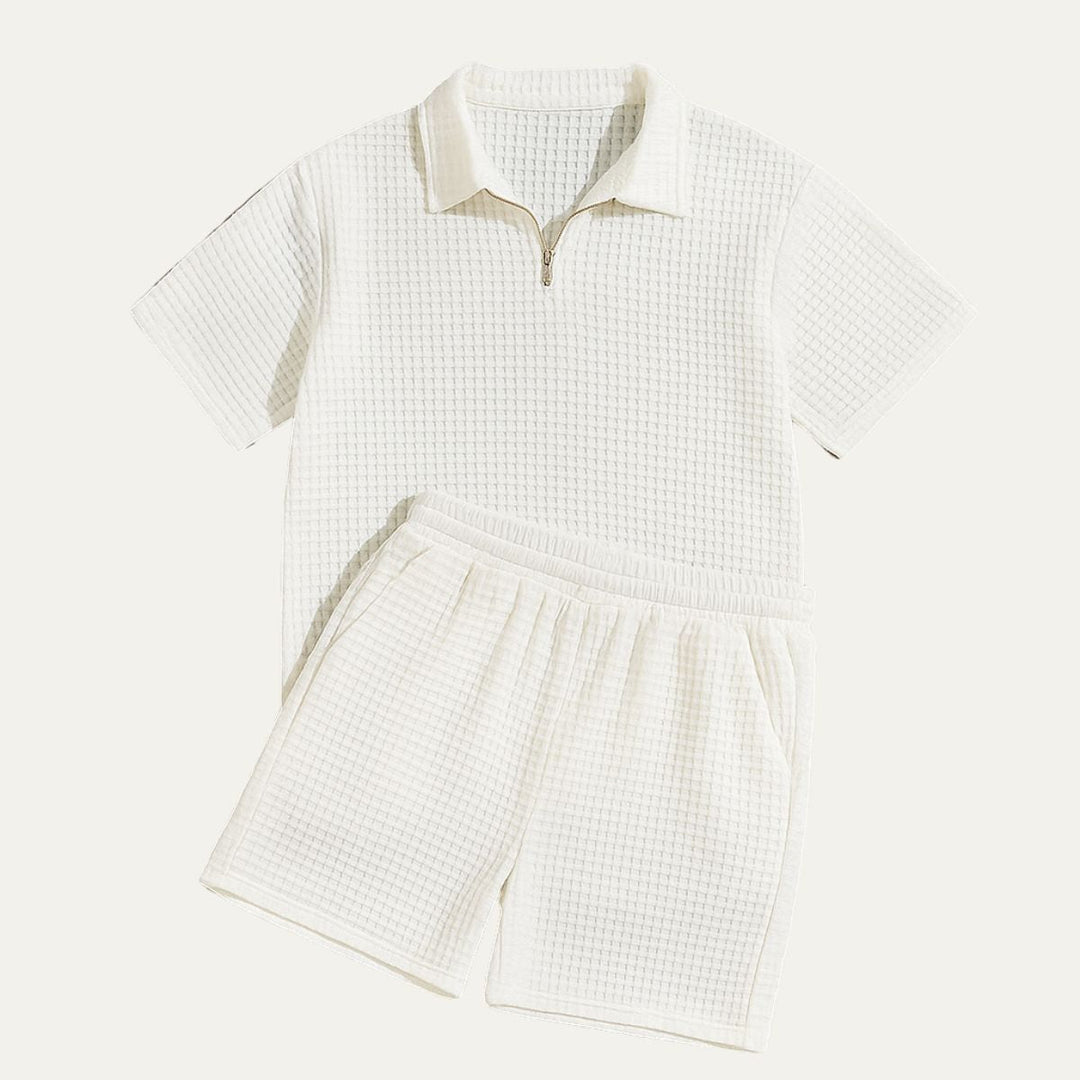 The Redford Co Ord Set - Polo & Shorts for Men
