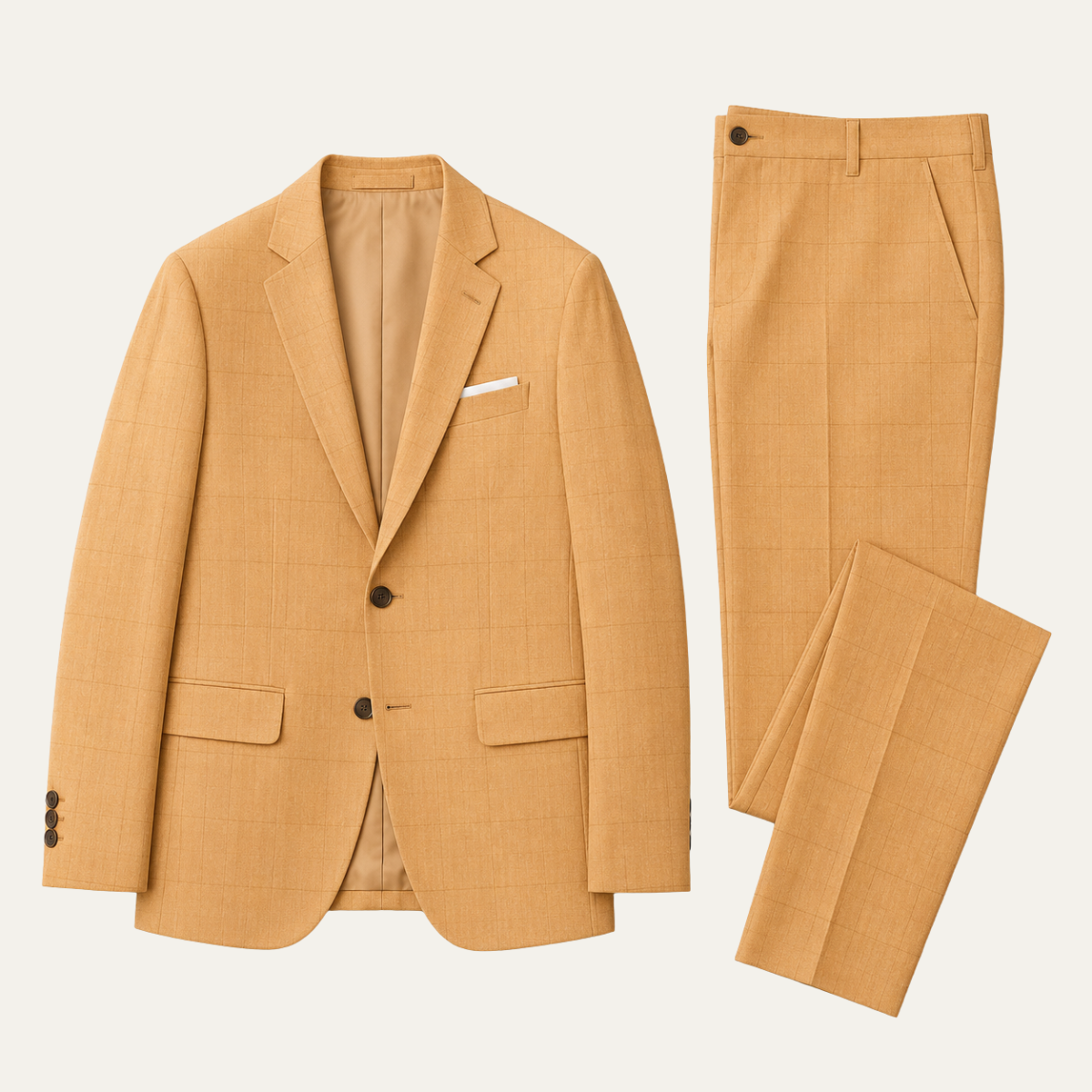 The Glendale Men’s Modern Plaid Tuxedo Set