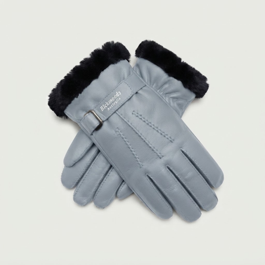 Men’s Sheepskin Fur Winter Gloves