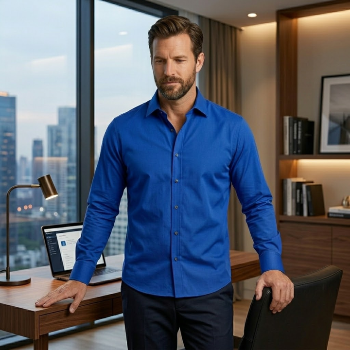 The Menaggio Men’s Stretch Casual Shirt