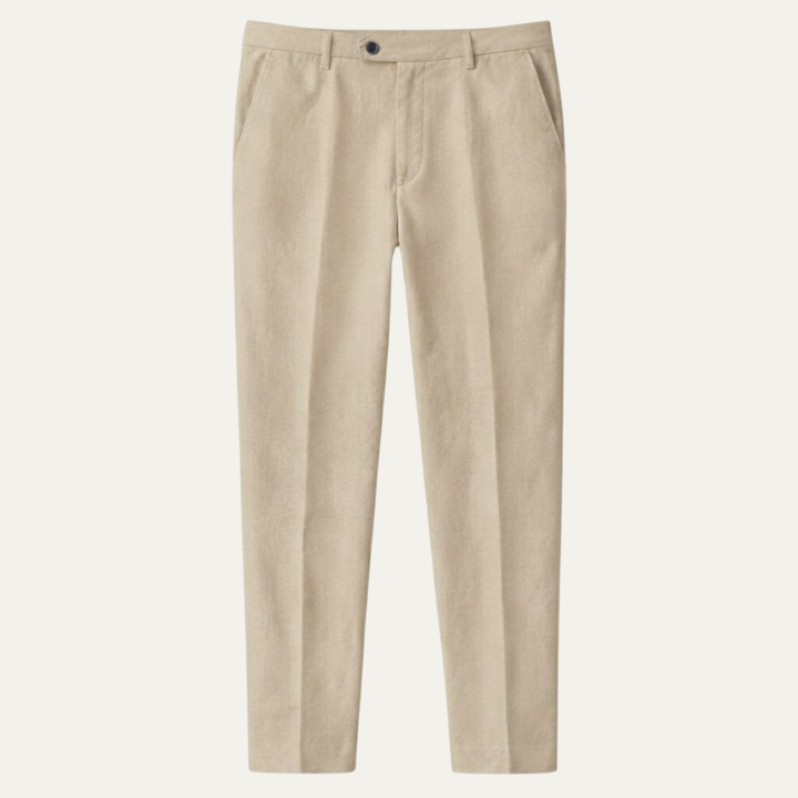 The Silverwood Men’s Casual Linen Dress Pants – Slim Fit