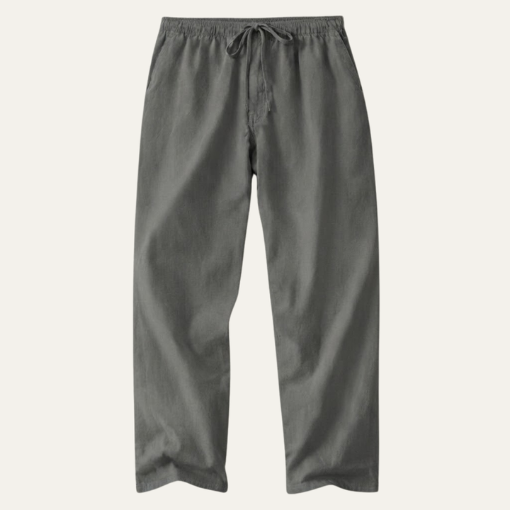 The Cedarhill Men’s Soft Linen Wide Leg Casual Pants