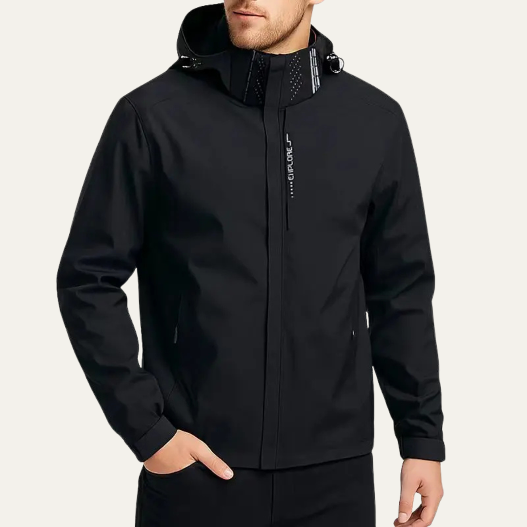 The Oldstone Waterproof Rain Jacket – Windproof Hooded Outdoor Hiking Coat