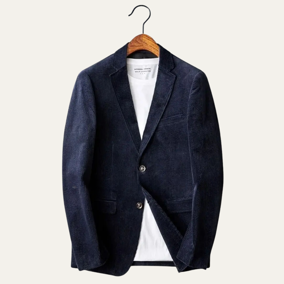 The Augsburg Men’s Smart Casual Two Button Corduroy Blazer