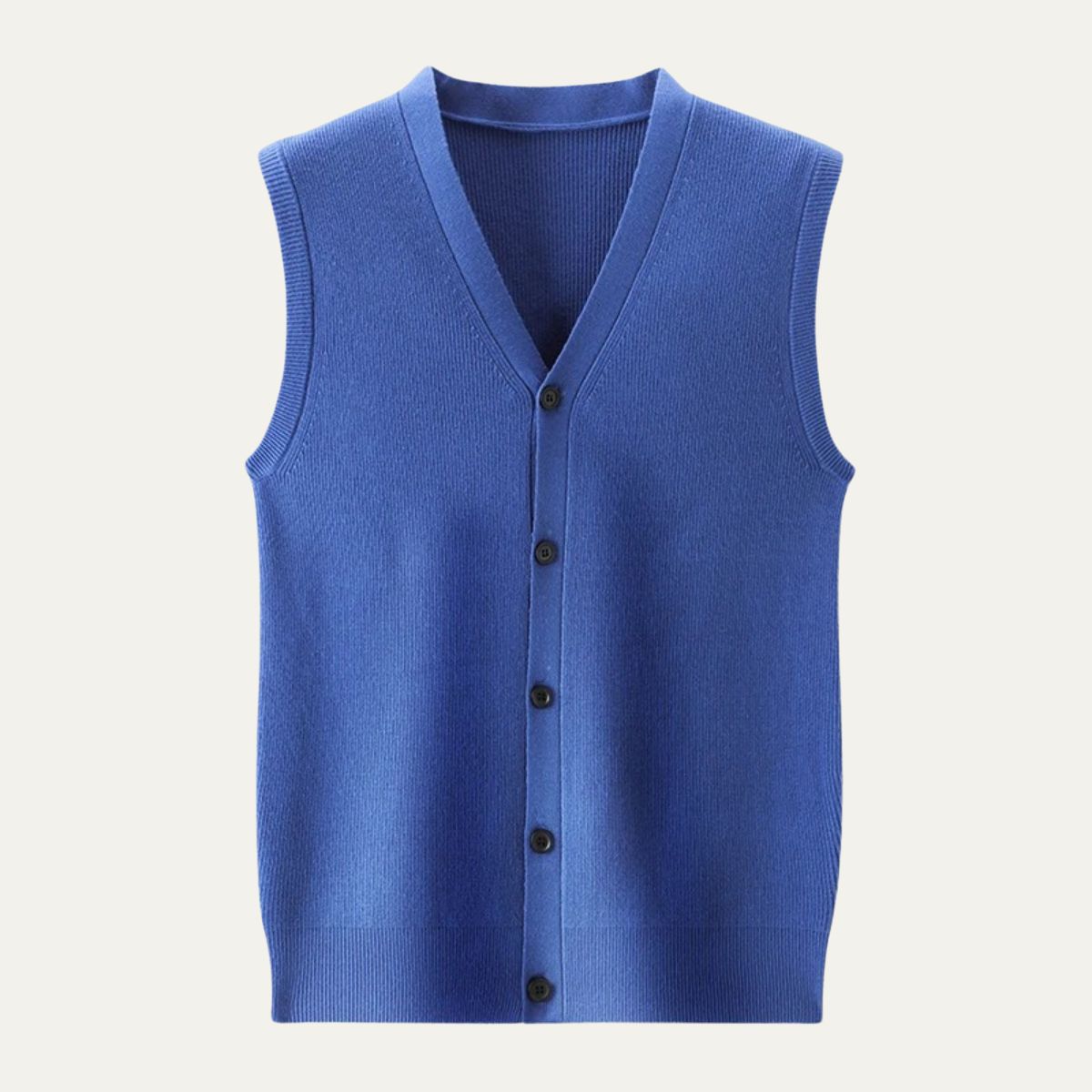 The Castellammare Men’s Smart Button Knit Waistcoat Sweater Vest