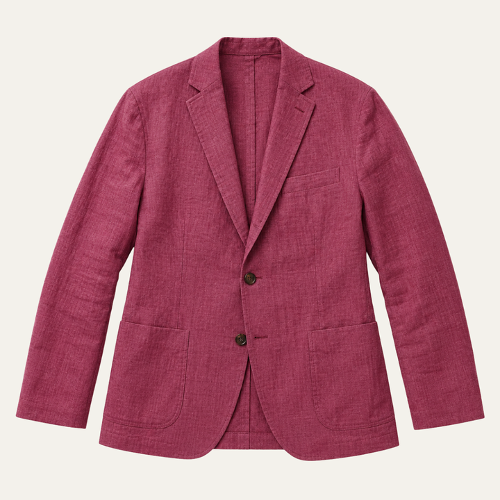 The Montvale Men’s Linen Blazer Jacket