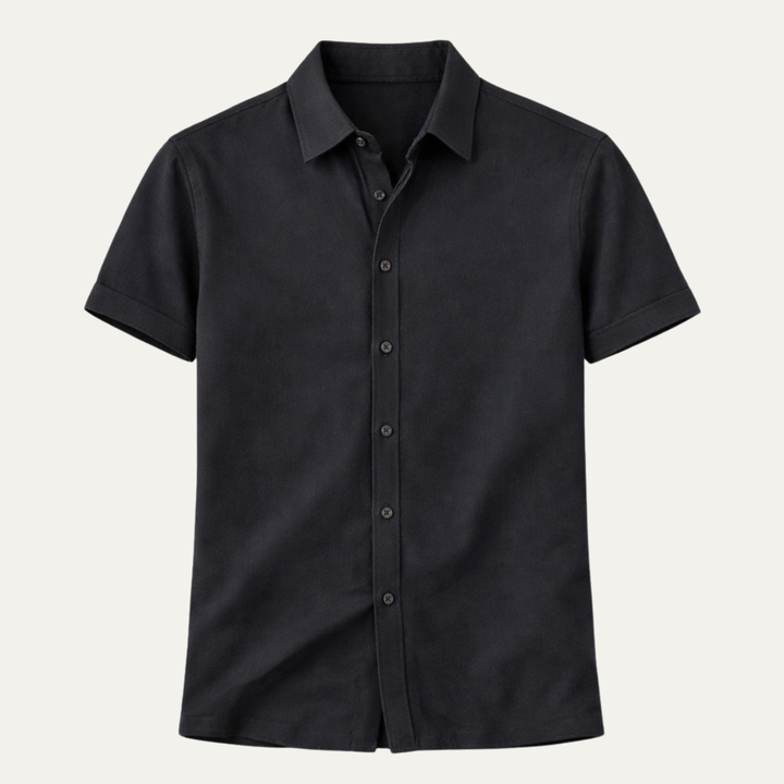 The Belluno Men’s Casual Business Solid Button-Up Shirt
