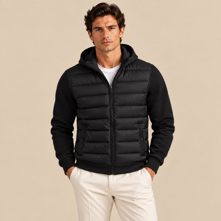 The Zurich Men's Hooded Light Puffer Jacket