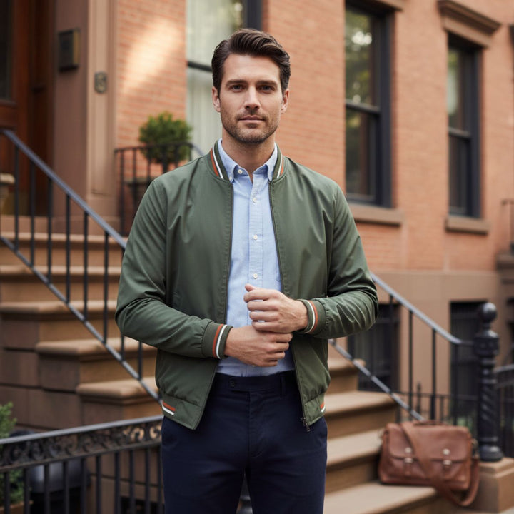 The Balmoral Light Jacket – Slim Fit Casual Zip Up