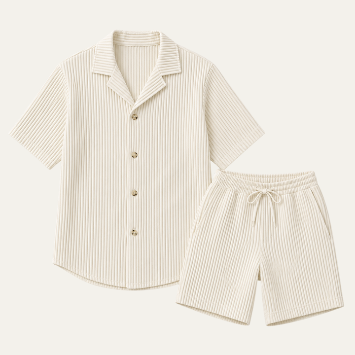The Savannah Men’s Textured Summer Matching Set
