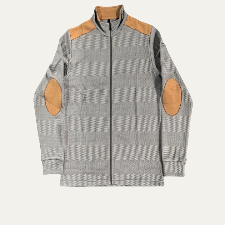 The Corato Men’s Casual Lightweight Patchwork Stand Collar Zip Jacket