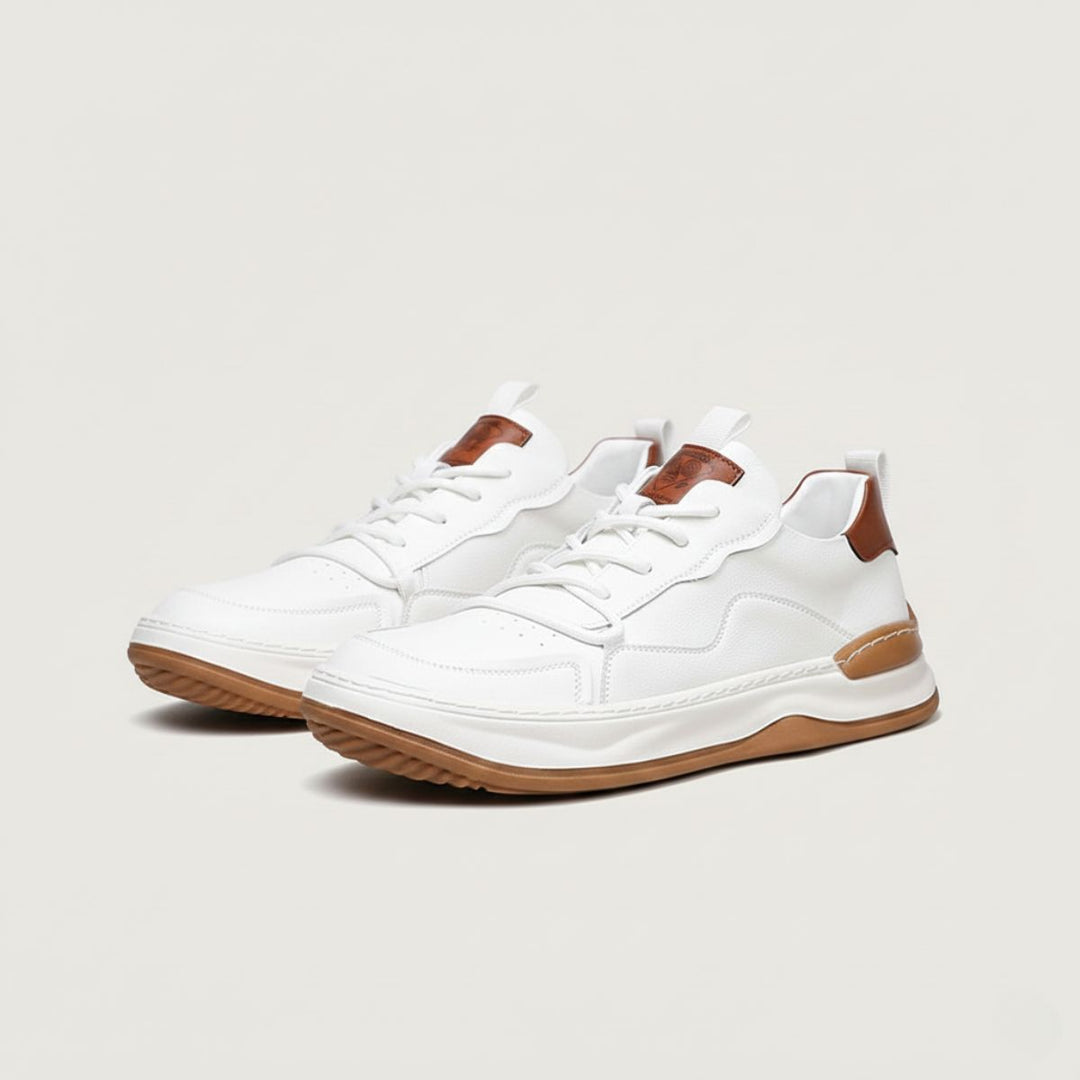 The Geneva Men’s Faux Leather Shoes – Modern Casual Sneakers