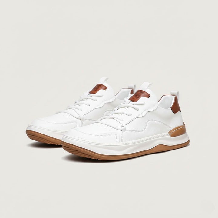 The Geneva Men’s Faux Leather Shoes – Modern Casual Sneakers