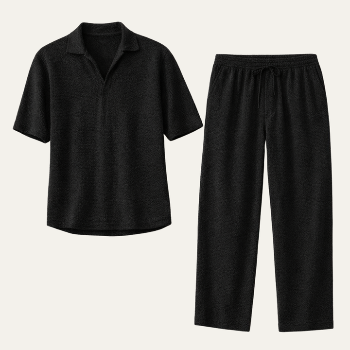 The Warwick Men’s Relaxed Trendy Summer Set – Shirt & Pants