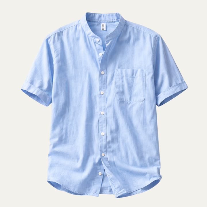 The Westmount Men’s Lightweight Linen Button Up Shirt