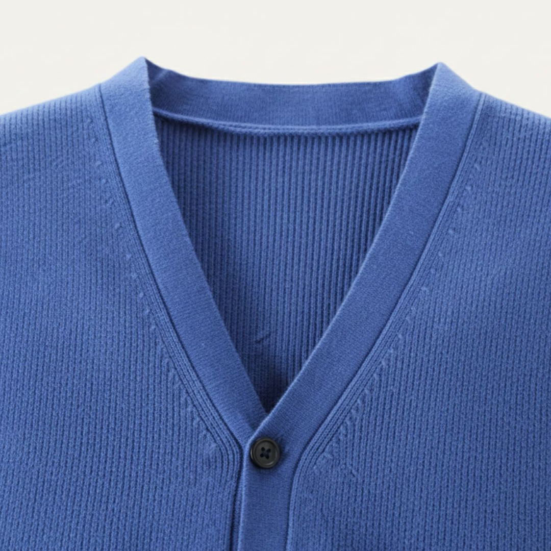 The Castellammare Men’s Smart Button Knit Waistcoat Sweater Vest