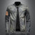 The London Slim Fit Denim Jacket for Men - Zip Collar