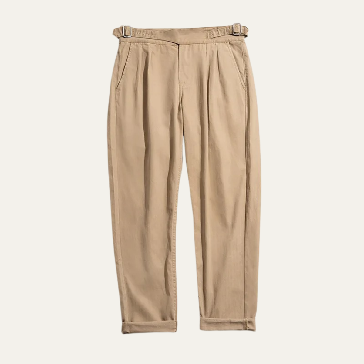 The Como Lago Men&#39;s Vintage High Waisted Cargo Gurkha Pants