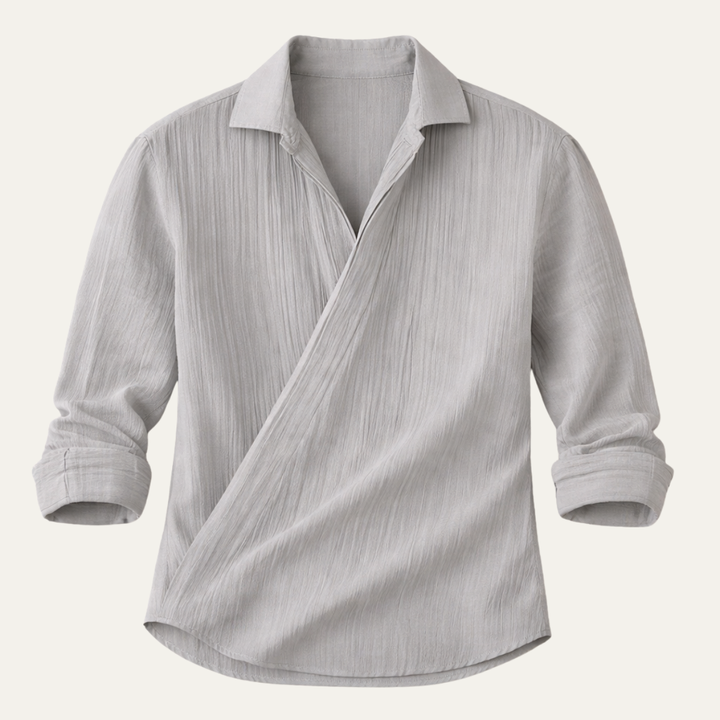 The Devonshire Men’s Slim Fit Business Dress Shirt – Gray