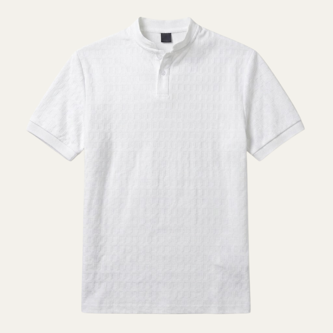 The Oakridge Hill Men’s Classic Textured Summer Polo Shirt