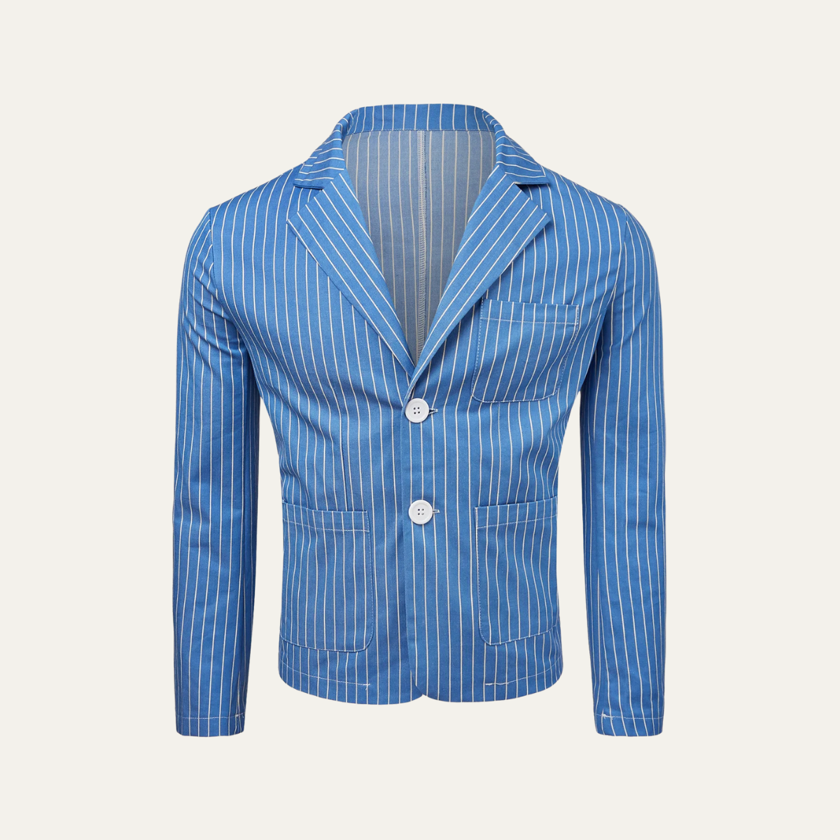 The Orvieto Men’s Striped Lightweight Linen Blend Blazer