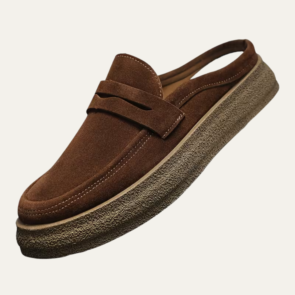 The Positano Men’s Casual Rubber Sole Slip On Loafers