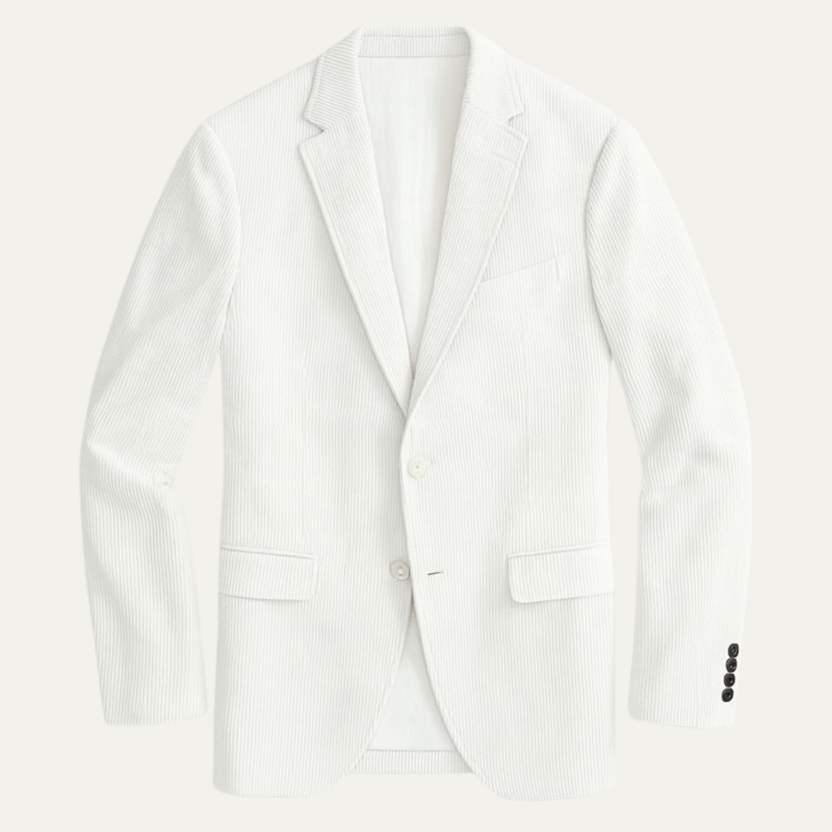 The Pizzo Men’s Single Breasted Corduroy Blazer Suit with Notched Lapel