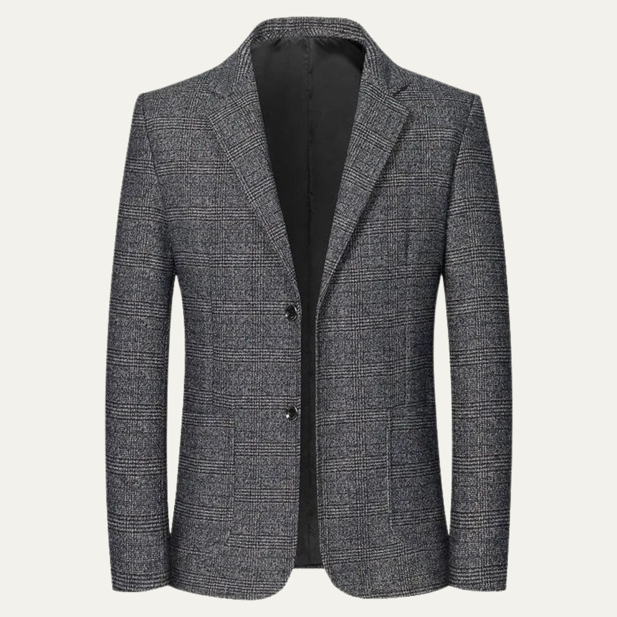 The Barrington Men’s Classic Plaid Blazer with Check Pattern