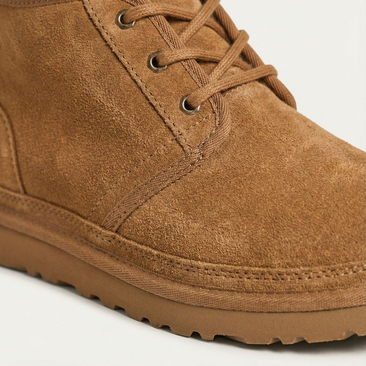 The Ridgefall Men's Cozy Suede Warm Fur Lined Non Slip Snow Boots