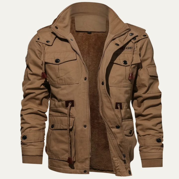 The Fenwick Men’s Thick Plush Lining Hooded Jacket