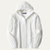 The Trieste Men's White Hooded Cable Knit Winter Sweater