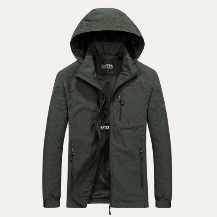 The Heritage Waterproof Outdoor Rain Jacket – Hooded Windbreaker