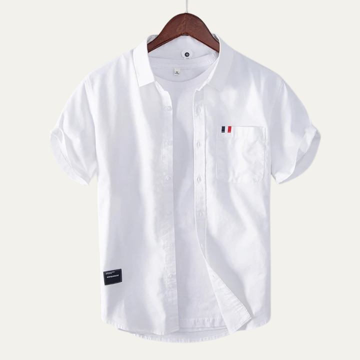 The Salerno Men’s Slim Fit Cotton Button Up Shirt