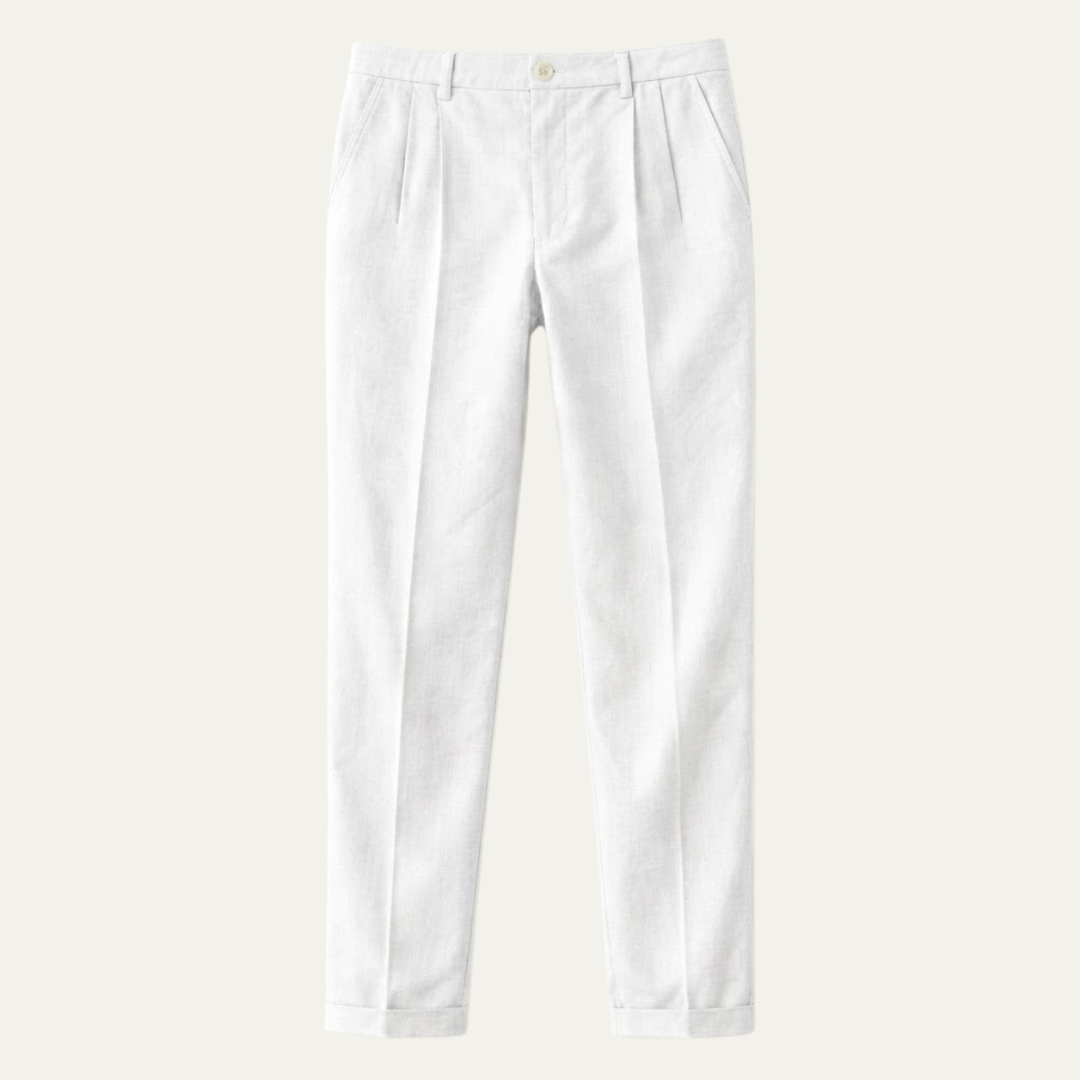 The Windfield Men’s Slim Fit Lightweight Linen Dress Pants