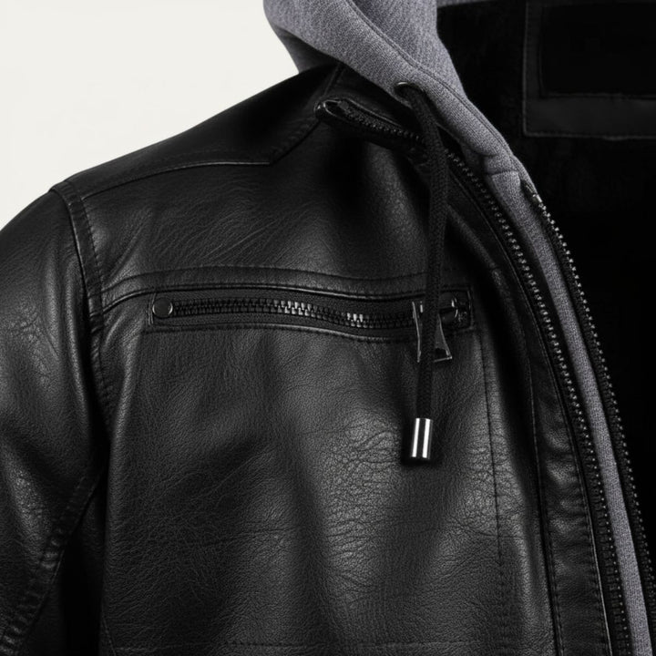 The Eversley Modern and Warm Leather Jacket for Men
