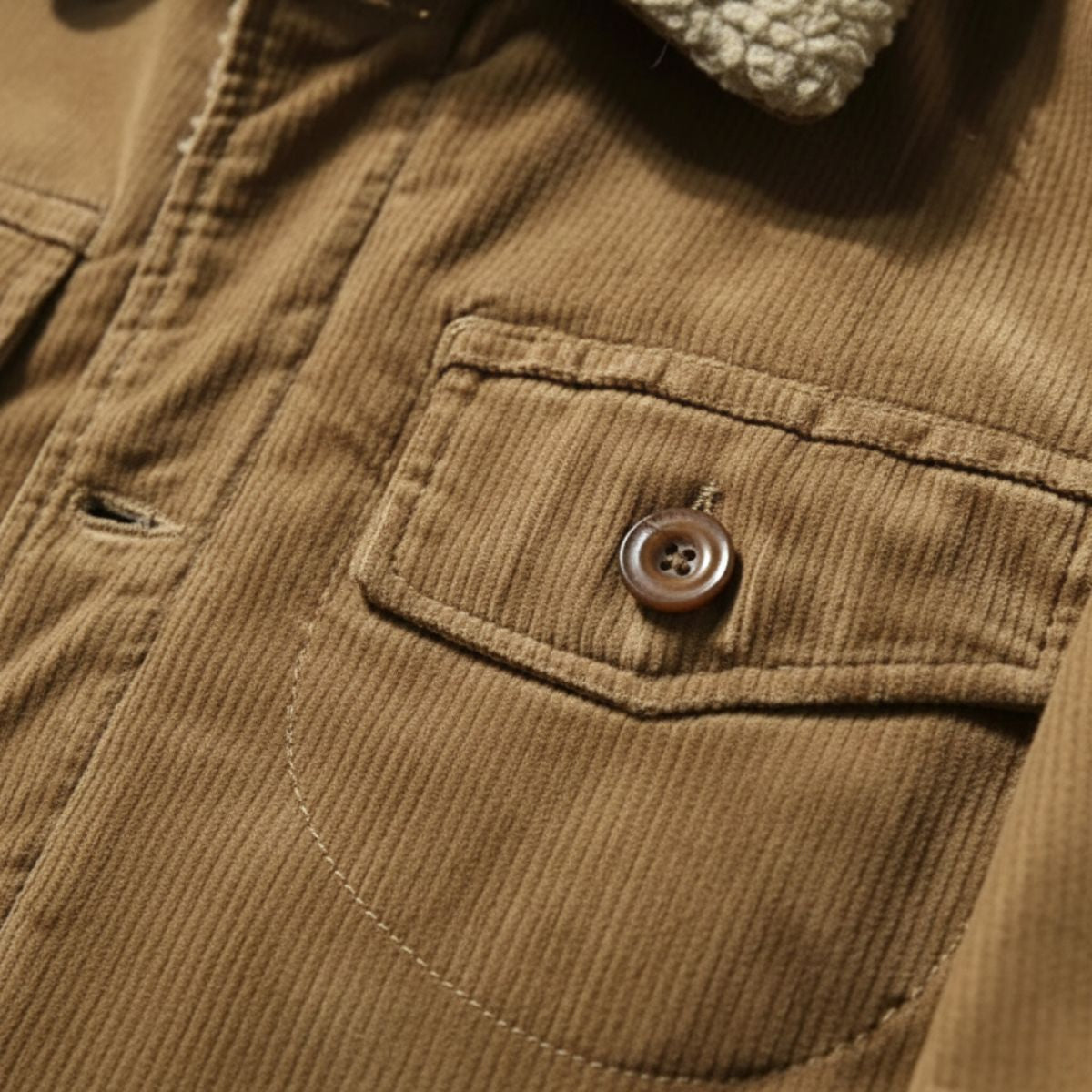 The Eversley Men's Corduroy Warm Winter Jacket