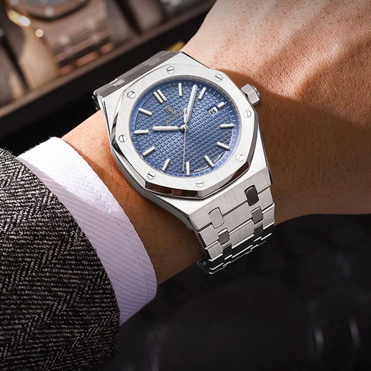 The Glenwood Court Men’s Elegant Business Quartz Wristwatch