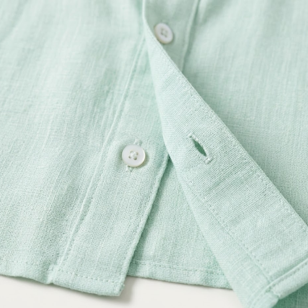 The Cedarbrook Men’s Trendy Cotton Linen Set –  Shirt & Pants