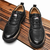 The Porto Rotondo Men’s Casual Lace Up Comfort Leather Trainers
