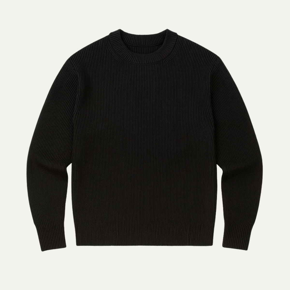 The St. Moritz Men’s Merino Wool Ribbed Luxury Knitted Sweater