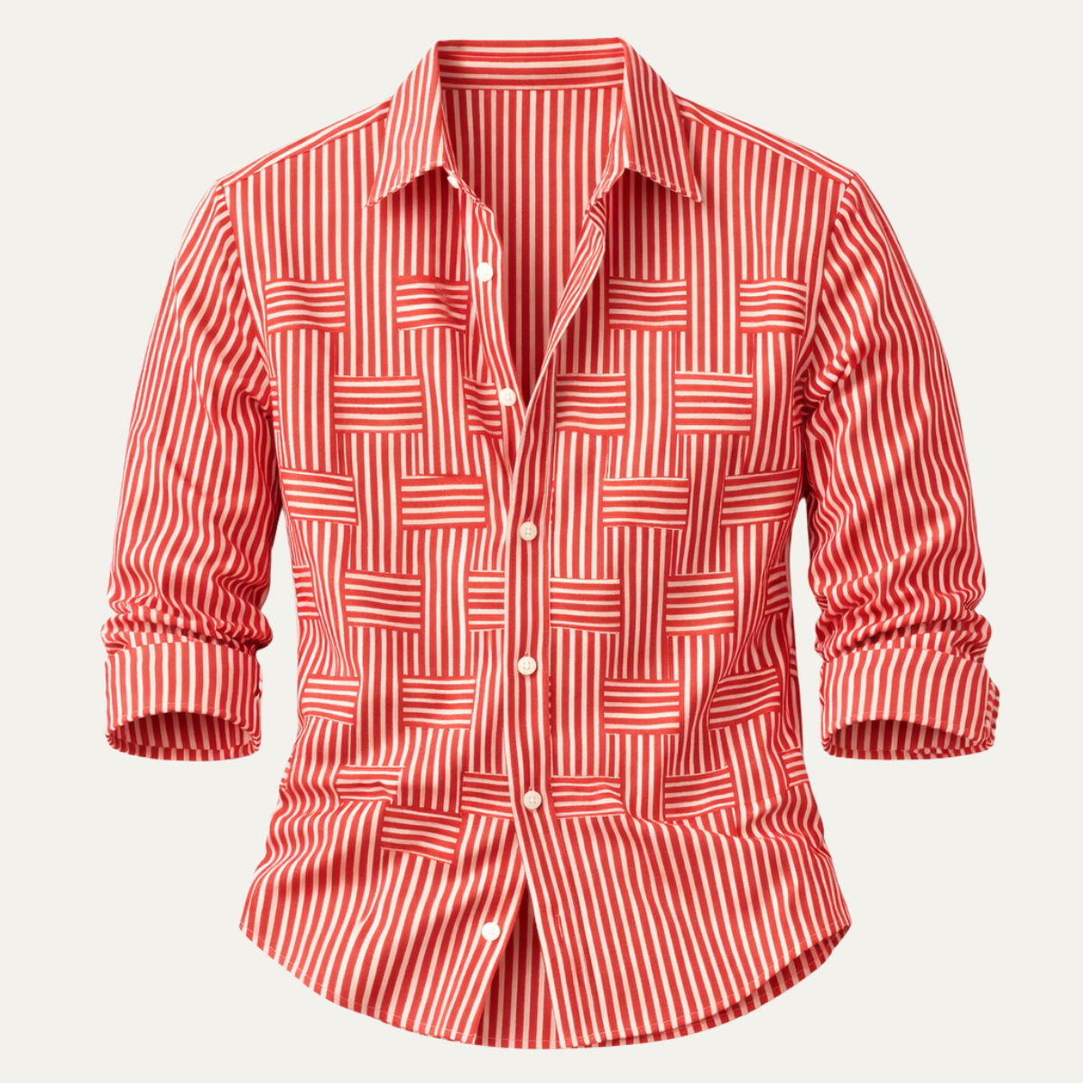 The Dunhill Men’s Lightweight Striped Wrinkle Resistant Shirt
